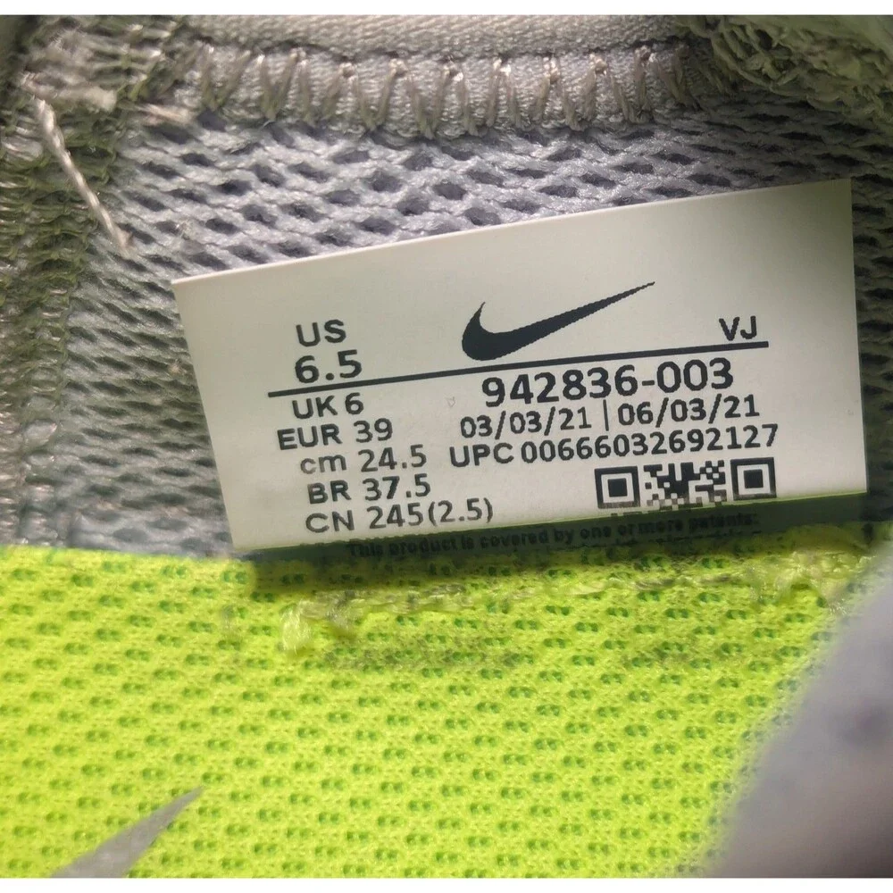 NIKE Free RN 6.5 Women's Wolf Gray Running Shoes Sneakers Lightweight Flexible